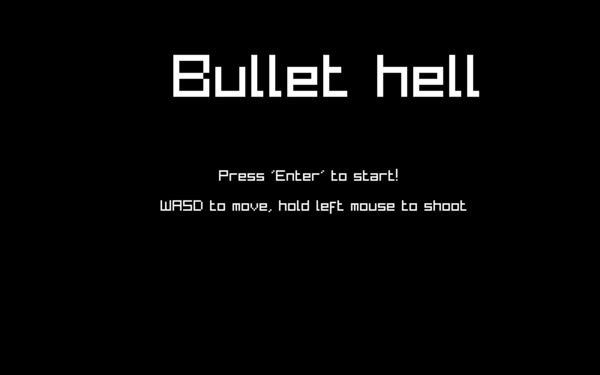 Bullet Hell game screenshot