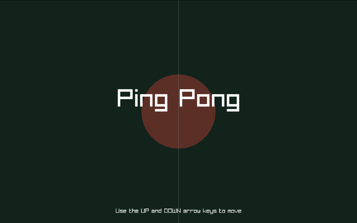 Ping Pong game screenshot